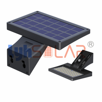 Water Resistant Solar Sensor Lights Outdoor 5W Motion Sensor With 64pcs High Bright Leds