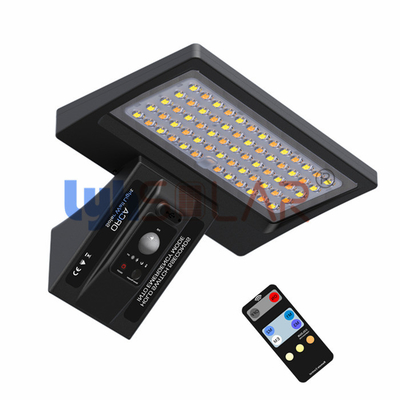 High Bright 5W Outdoor Solar Powered Deck Lights With 64pcs Of SMD2835 Chips
