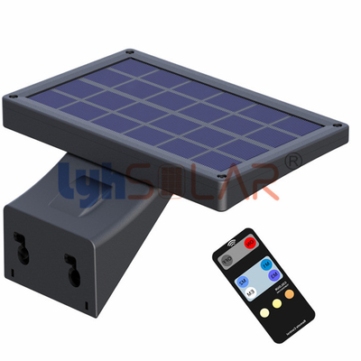 High Bright 5W Outdoor Solar Powered Deck Lights With 64pcs Of SMD2835 Chips