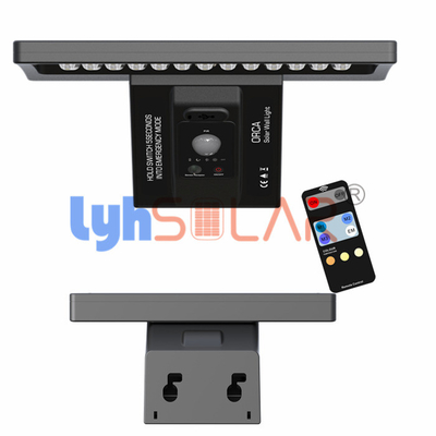 3000mAh Solar Deck Lights Outdoor 4500k 5W PIR Sensor With 2.5Wp Solar Panel