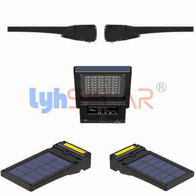 ABS PC Portable Solar Lights Outdoor IP65 Waterproof IK10 Class With PIR Sensor