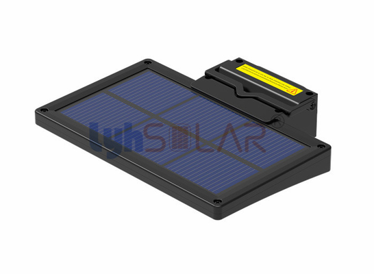 Black 5W 10w Portable Solar Outdoor Lights With Sensor With PC Lens Type II Beam Angle
