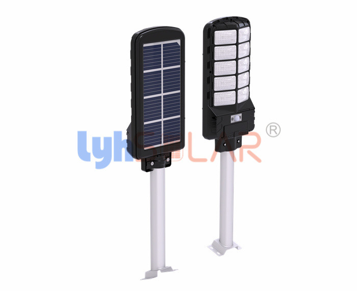 High Bright 9W Solar Powered Outdoor Street Lights With Charging Time 6 To 8 Hours