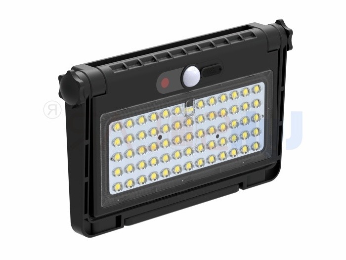 64pcs LED 8W Solar Flood Lights Outdoor IP65 Waterproof For Garage Lighting